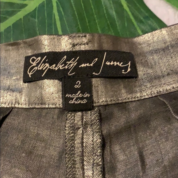 Elizabeth and James silver shorts size 2 - Picture 4 of 4